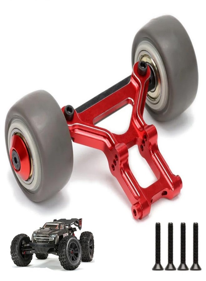 مجموعة قضبان التوازن المصنوعة من الألومنيوم لسيارات التحكم عن بعد Arrma 6S 1/8 Kraton Notorious Outcast Talion Typhon 6S، بديل للرقم #AR320366 ARAC9493 (أحمر) - Image 4